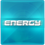 Красивая голубенькая веб аватарка от Energy.